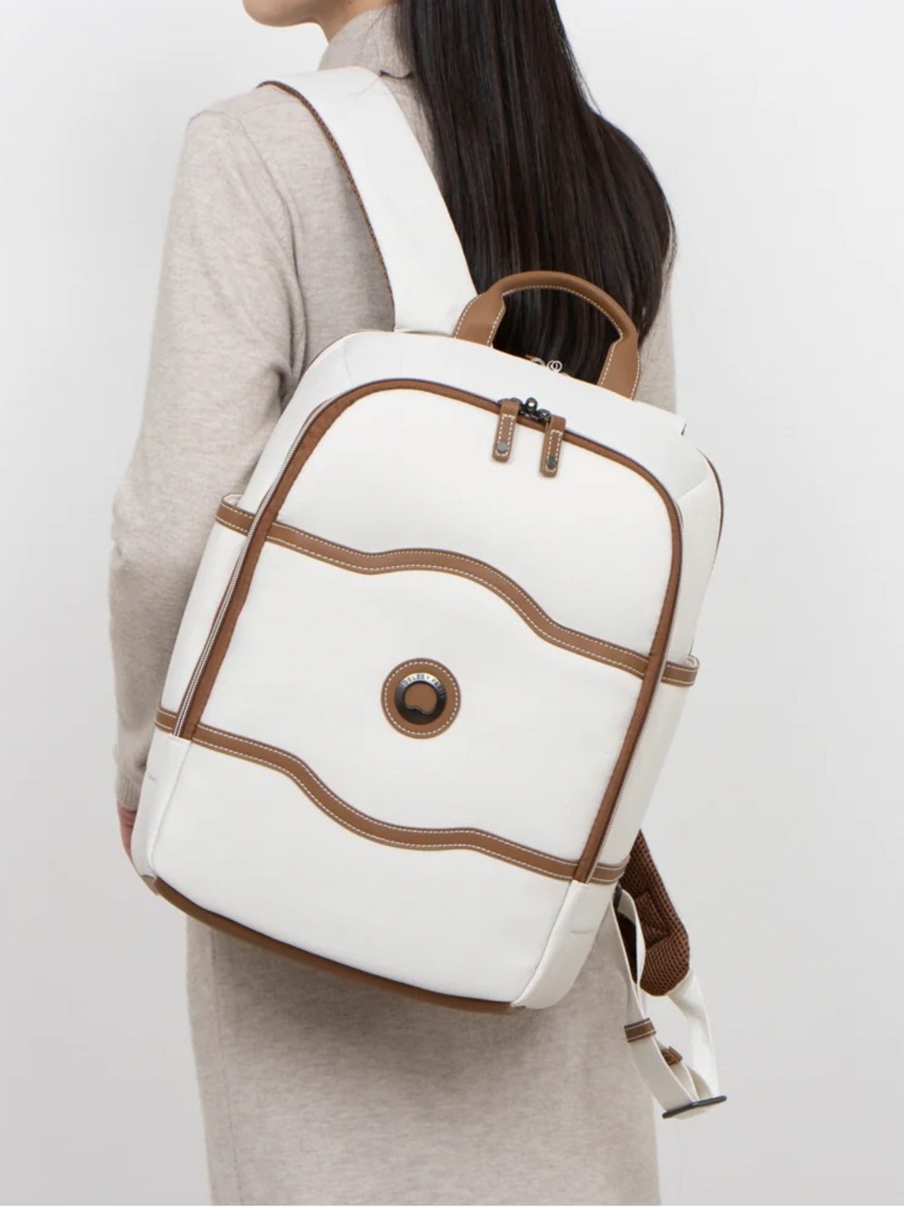 Delsey Paris Chatelet Air 2 Travel Backpack Color:Angora